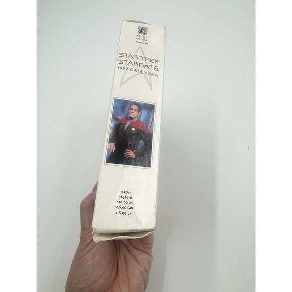 Star Trek Stardate 1999 Desk Calendar by Pocket Books, vintage never used - Picture 7 of 10